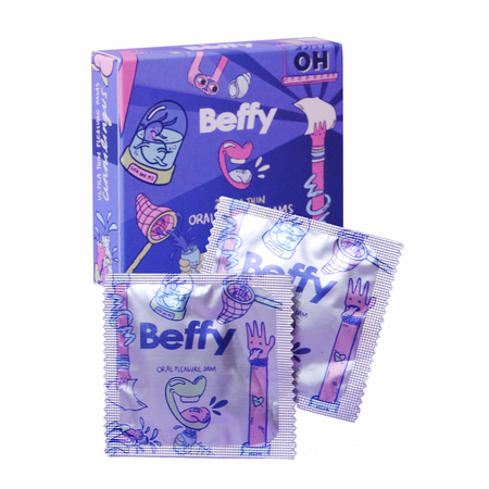 Condoms : Beffy Oral Dam (2 Pcs)