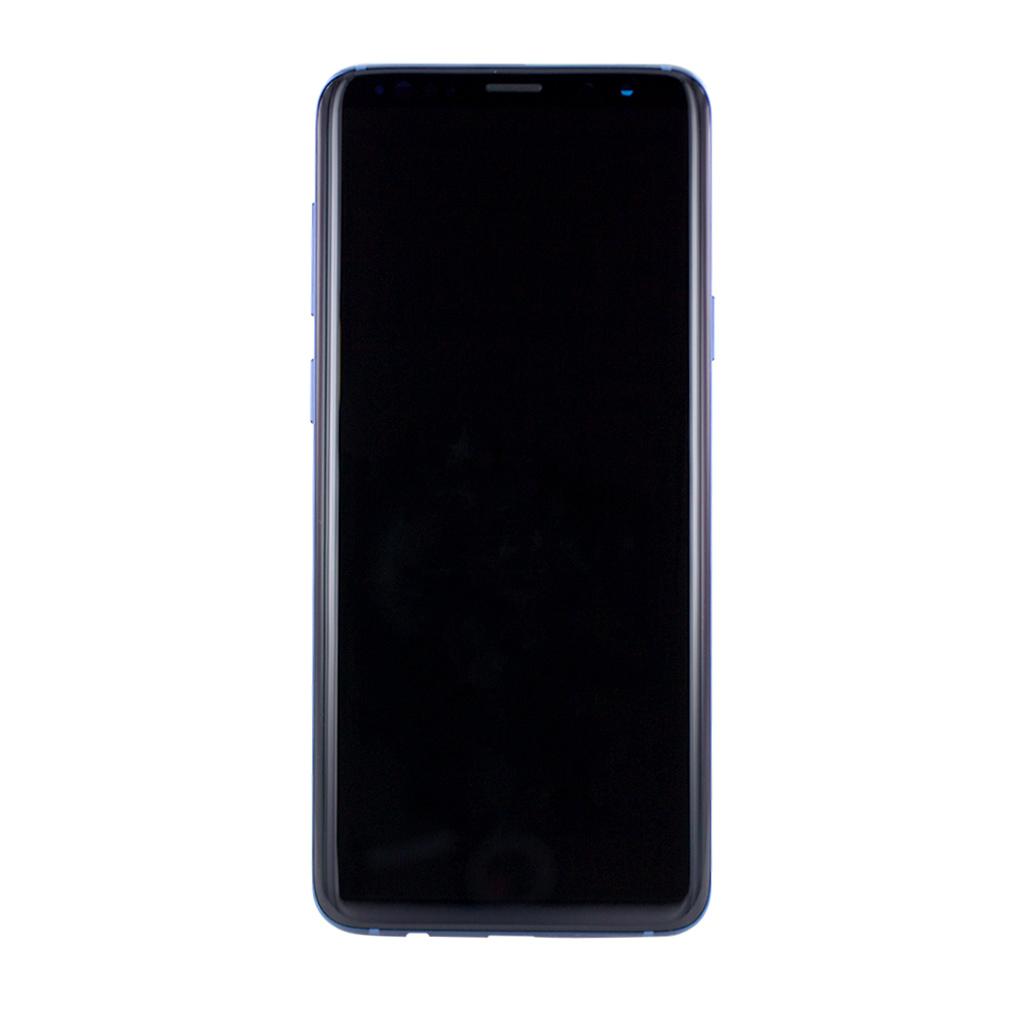 Samsung G965f Galaxy S9 Plus Original Spare Part Lcd Display / Touch Screen With Frame Blue