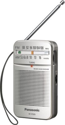 Panasonic Rf-P50deg-S Pocket Radio Silver