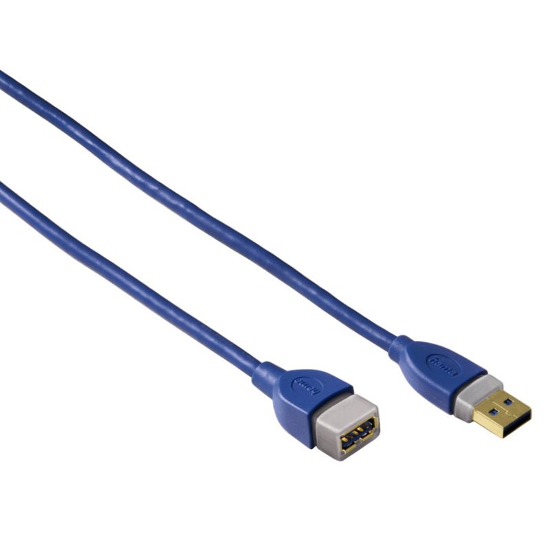 Hama Usb 3.0 Cable 1.8m Type-A St./Bu. Blue