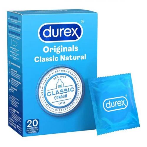 Durex Classic Natural 20 Pieces