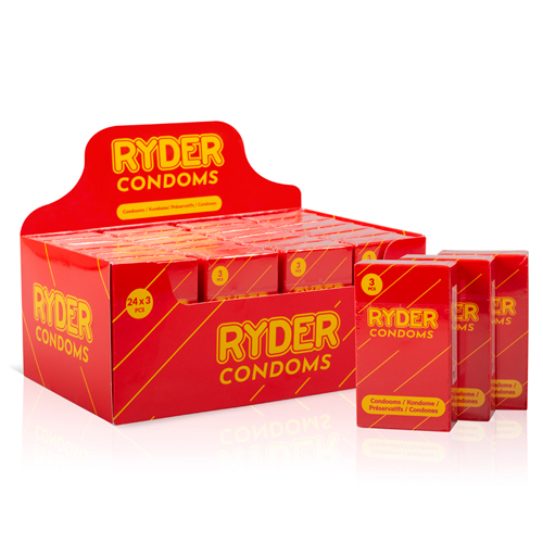 Ryder Condooms 24 X 3 Pieces
