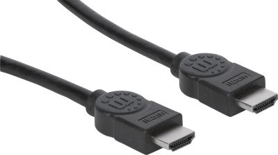 Manhattan High Speed Hdmi Cable With Ethernet Channel, 2 M, Black