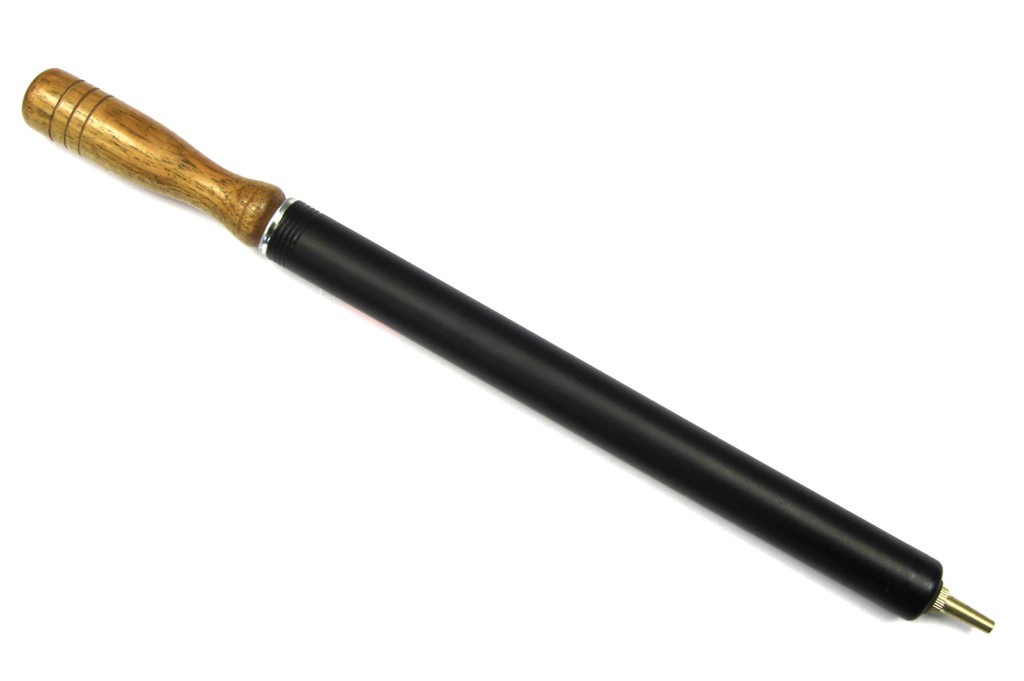 Football Pump With Wooden Handle