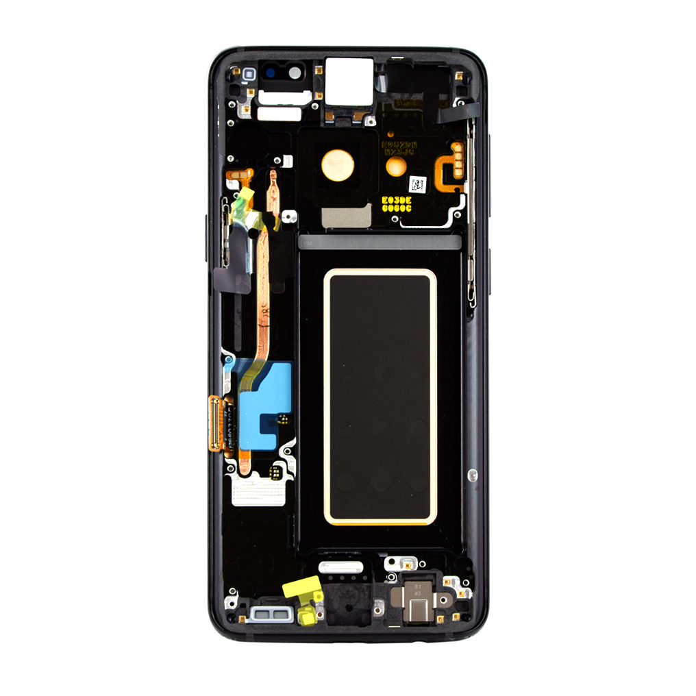 Samsung G960f Galaxy S9 Original Spare Part Lcd Display / Touch Screen With Frame Black