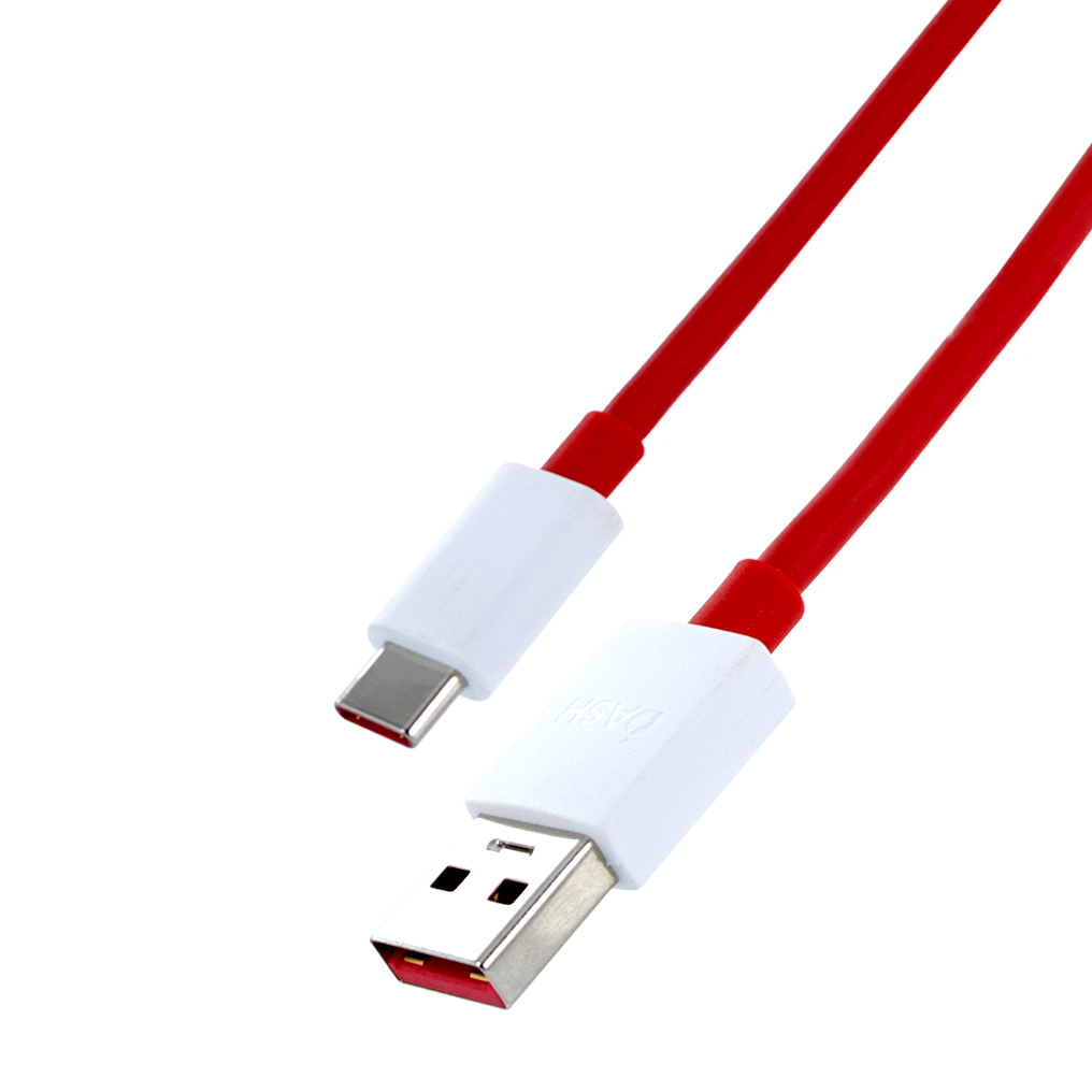 Oneplus D301 Dash Fast Charging Cable / Data Cable Usb To Usb Type C 1m Red