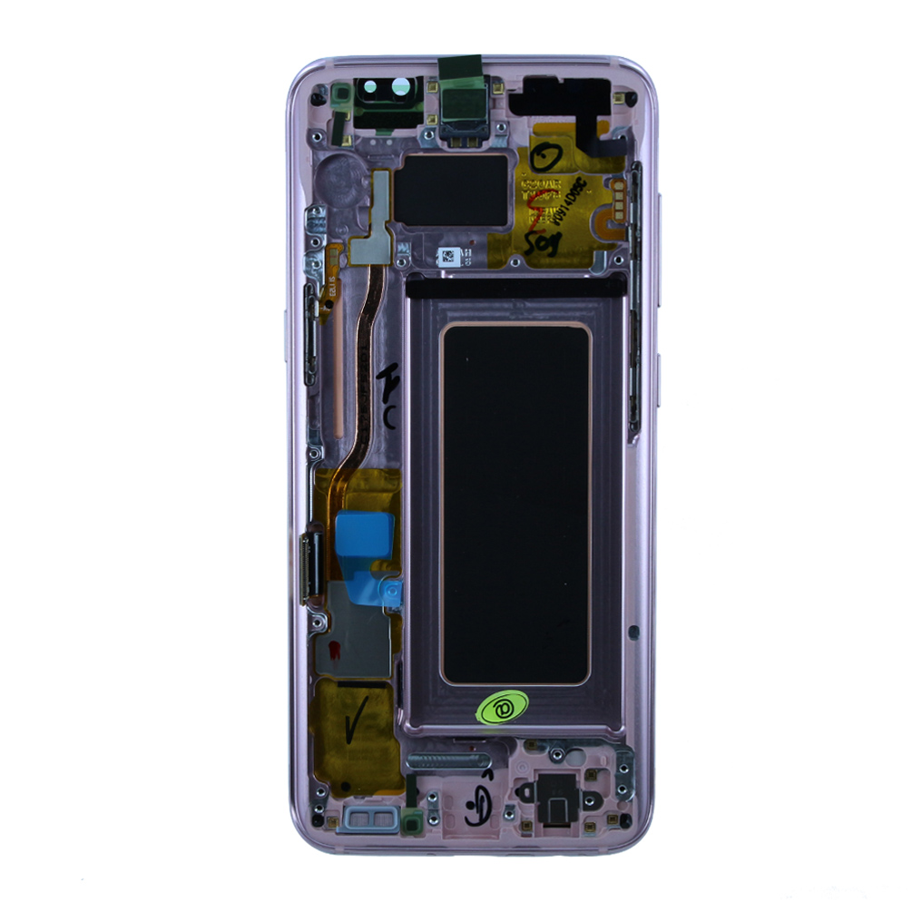Samsung G950f Galaxy S8 Original Spare Part Lcd Display / Touch Screen With Frame Pink
