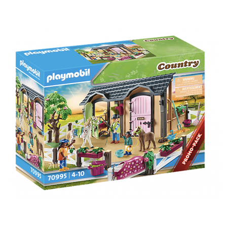 Playmobil Country - Reitunterricht Mit Pferdeboxen (70995)