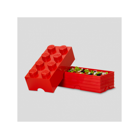 Lego Storage Brick 8 Rot (40041730)