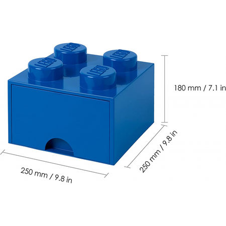 Lego Storage Brick Schublade 4 Blau (40051731)