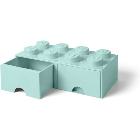 Lego Storage Brick Schublade 8 Aquablau (40061742)