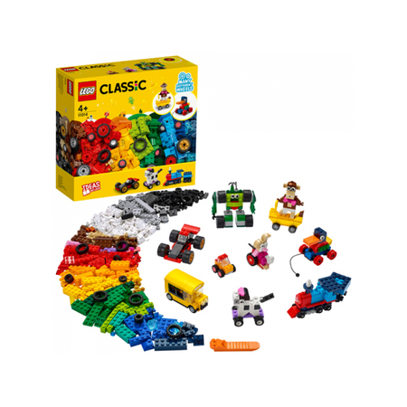 Lego Classic - Steinebox Mit Rern, 653 Teile (11014)