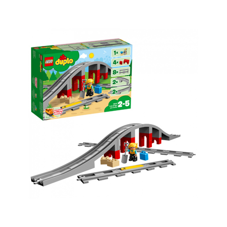 Lego Duplo - Eisenbahnbrke Und Schienen, 26 Teile (10872)