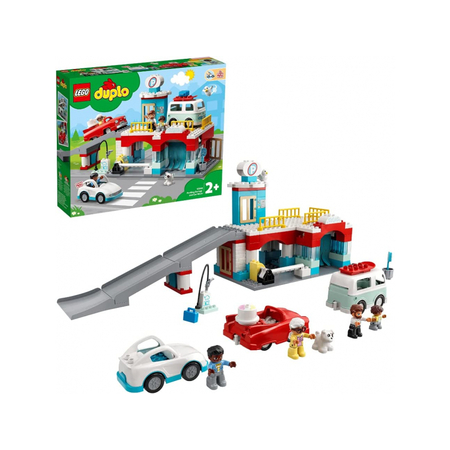 Lego Duplo - Parkhaus Mit Autowaschanlage (10948)