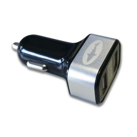 Reekin Usb Dual Car Charger 3.1a (With Ampere Display)