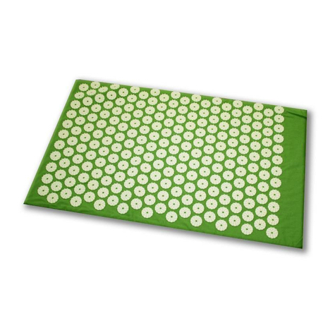 Shanti Acupressure Carpet / Nail Mat (65 X 41 Cm, Dark Green)