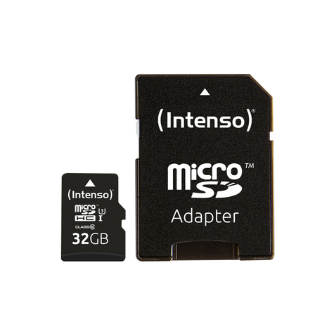 Intenso Secure Digital Card Micro Sd Uhs-I Professional 32 Gb Memory Card