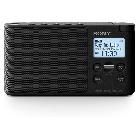 Sony Xdr-S41db Dab/Dab+ Digital Radio, Black