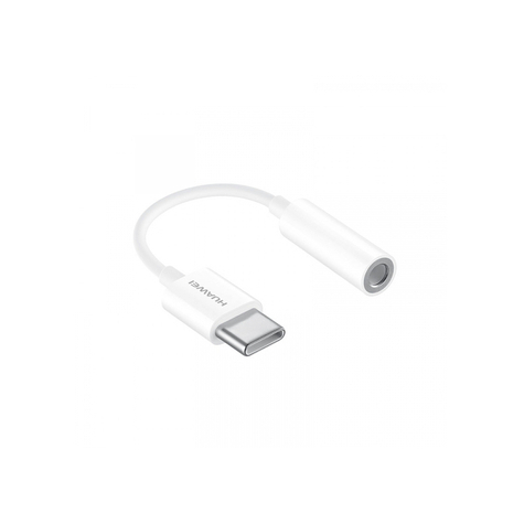 Huawei Cm20 Headphone Adapter Usb Type C To 3.5 Mm Jack Adapter White