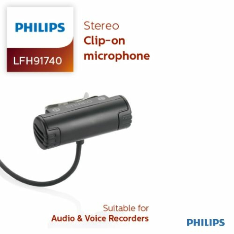 Philips Lfh 91740 Clip-On Microphone Stereo