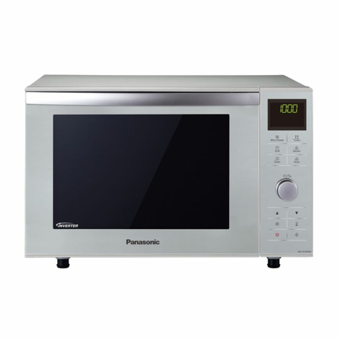 panasonic nn-df385mepg inverter microwave/grill silver