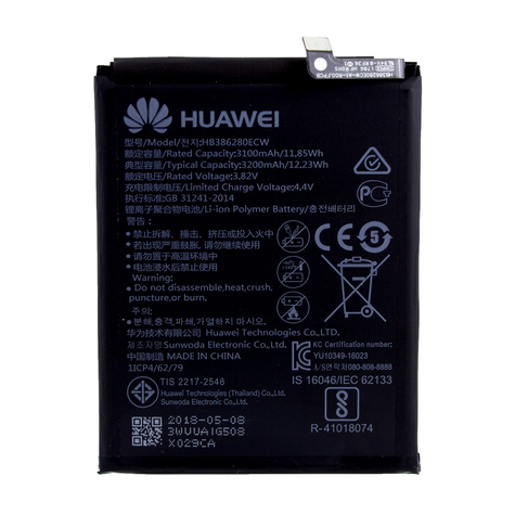 Huawei Hb386280ecw Lithiumion Battery Honor 9, P10 3200mah