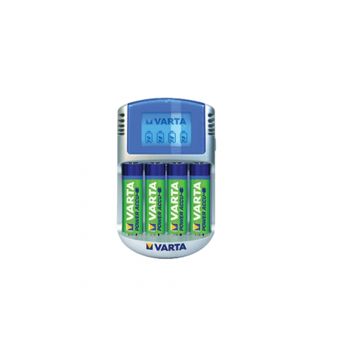 Varta Lcd Charger Incl. 4x Rechargeable Battery Aa (2600 Mah) & Usb