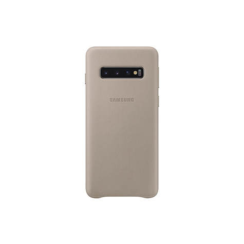 Samsung Leather Case Samsung Galaxy S10e Grey Case