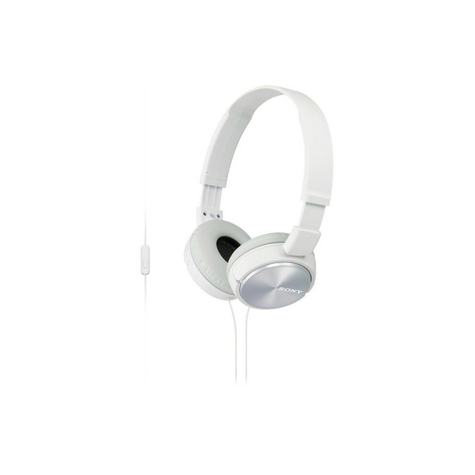 Sony Mdr-Zx310apw Lifestyle Headphones, White