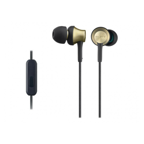 Sony Mdr-Ex650apt In-Ear Headphones, Gold