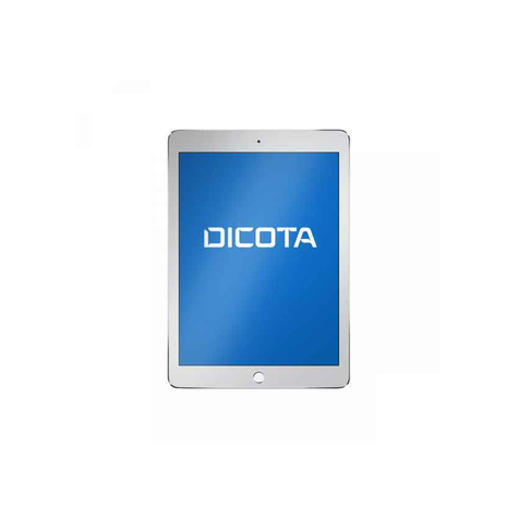 Dicota Secret Premium 4-Way 12.9 Privacy Filter - For Apple 12.9-Inch Ipad Pro D31159