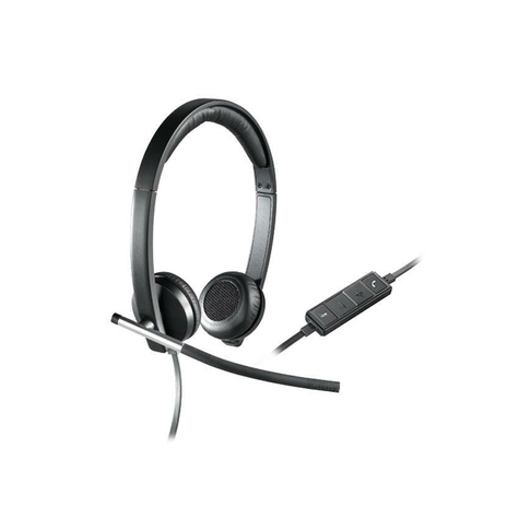 Headset Logitech Usb Headset Stereo H650e 981-000519