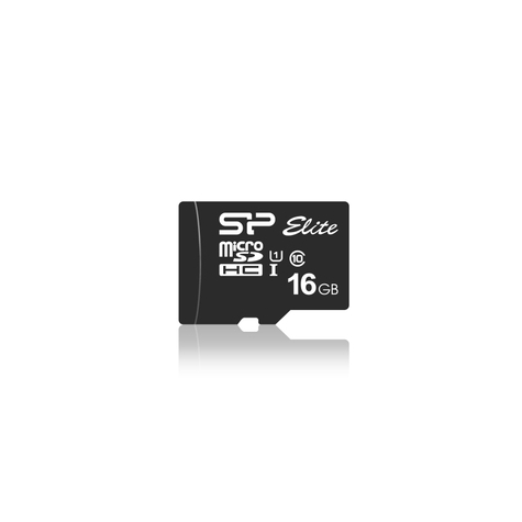 Silicon Power Micro Sdcard 16gb Uhs-1 Elite/Cl.10 W/Adap Sp016gbsthbu1v10sp