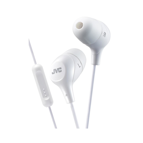 Jvc Ha-Fx38m-W-E - Earphones - Ptt - Headphones - In Ear - White - Binaural