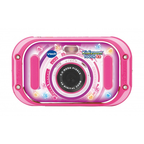 V-Tech Kidizoom Touch 5.0 - Kids Digital Camera - Pink - 5 Year(S) - Girl - 12 Year(S) - Lcd
