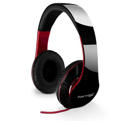 Fantec Shp-250aj - Headphones - Headband - Black - Red - Wired - 1.2 M - Earthed