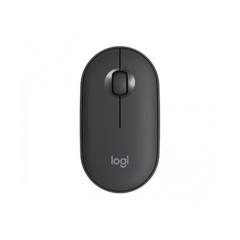 Logitech Pebble M350 - Ambidextrous - Optical - Rf Wireless + Bluetooth - 1000 Dpi - Graphite