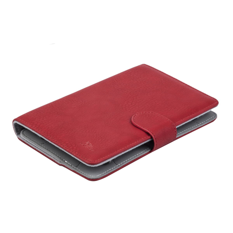 Rivacase 3017 - Folio - Universal - Apple Ipad Air 2 - Samsung Galaxy Tab4 10.1 - Galaxy Tab Pro 10.1 - Galaxy Tab S 10.5 - Acer Iconia... - 25.6 Cm (10.1 Inch) - 367 G - Red