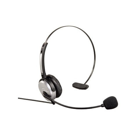 Hama Headband Headset - Headphones - Black - Silver - Monophonic - Wired - 2.5mm - Telephone