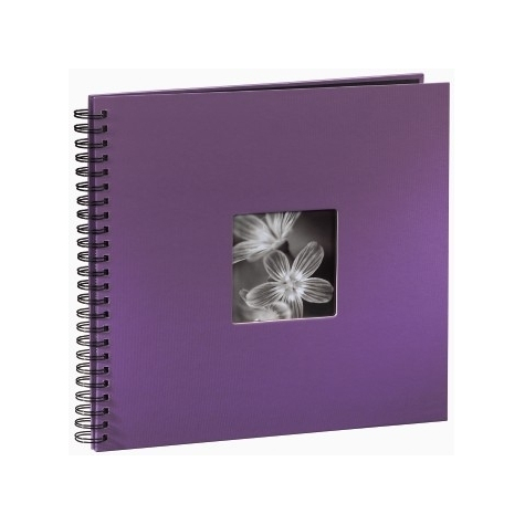 Hama Fine Art Spiral Album - Purple - 34x32/50 - Purple - 10 X 15 - 13 X 18 - 340 Mm - 320 Mm