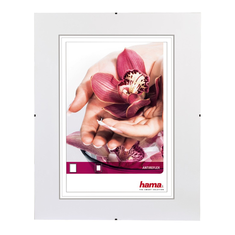 Hama Clip-Fix - Glass - Transparent - Single Picture Frame - 9 X 13 Cm - Clip-Fix - Anti-Reflective