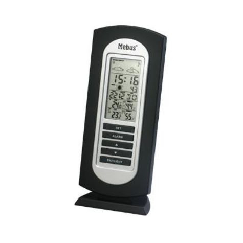 Mebus 40222 - Black - Indoor Thermometer - Outdoor Thermometer - Thermometer - Thermometers - F,Ã¢Â°C - Monochrome