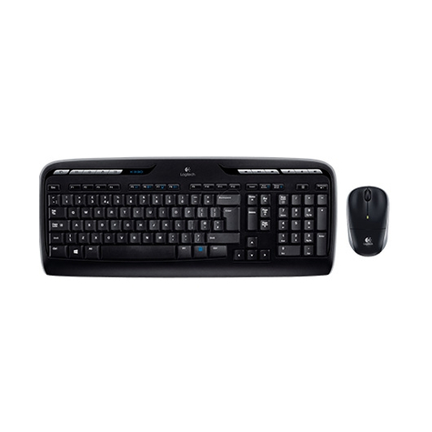 Logitech Wireless Combo Mk330 - Spanish - Keyboard And Mouse Set - 2.4 Ghz