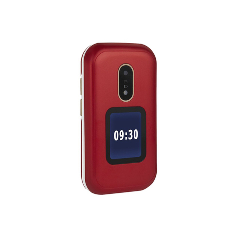 Doro 6060 Senior Cell Phone - Red - Cell Phone - 240 Pixels