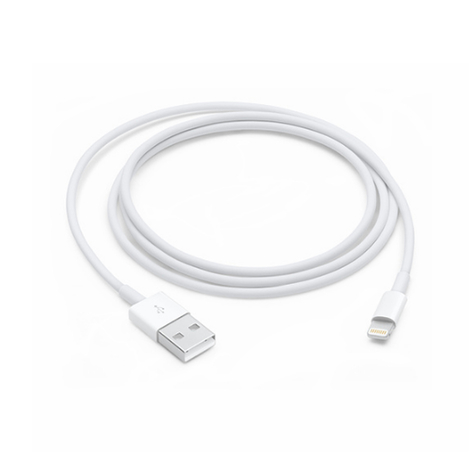 Apple Mque2zm/A Lightning To Usb Cable 1m Iphone 7,7+, 8, 8+, X, Xs, Xr, Xs Max White Taken From An Original Iphone Box
