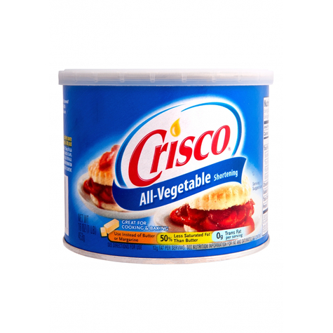 Lubricant Anal:Crisco All-Vegetable Shortening 453 Gr.