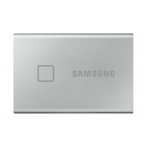 Samsung Portable Ssd T7 Touch 500gb Silver Mu-Pc500s/Ww