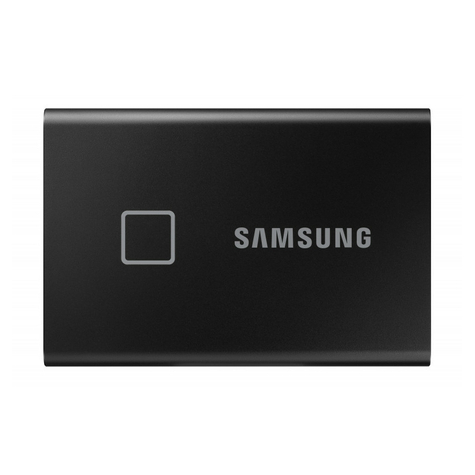 Samsung Portable Ssd T7 Touch 1tb Black Mu-Pc1t0k/Ww