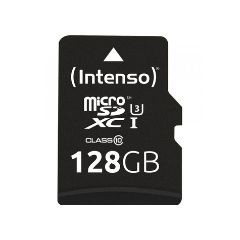 Intenso Secure Digital Card Micro Sd Uhs-I Professional 128 Gb Memory Card