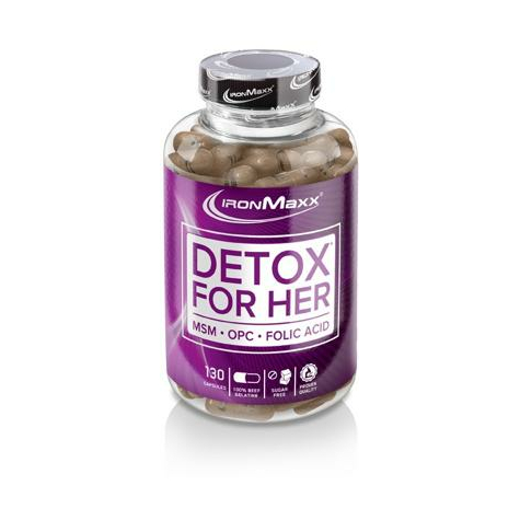Ironmaxx Detox For Her, 130 Capsules Dose